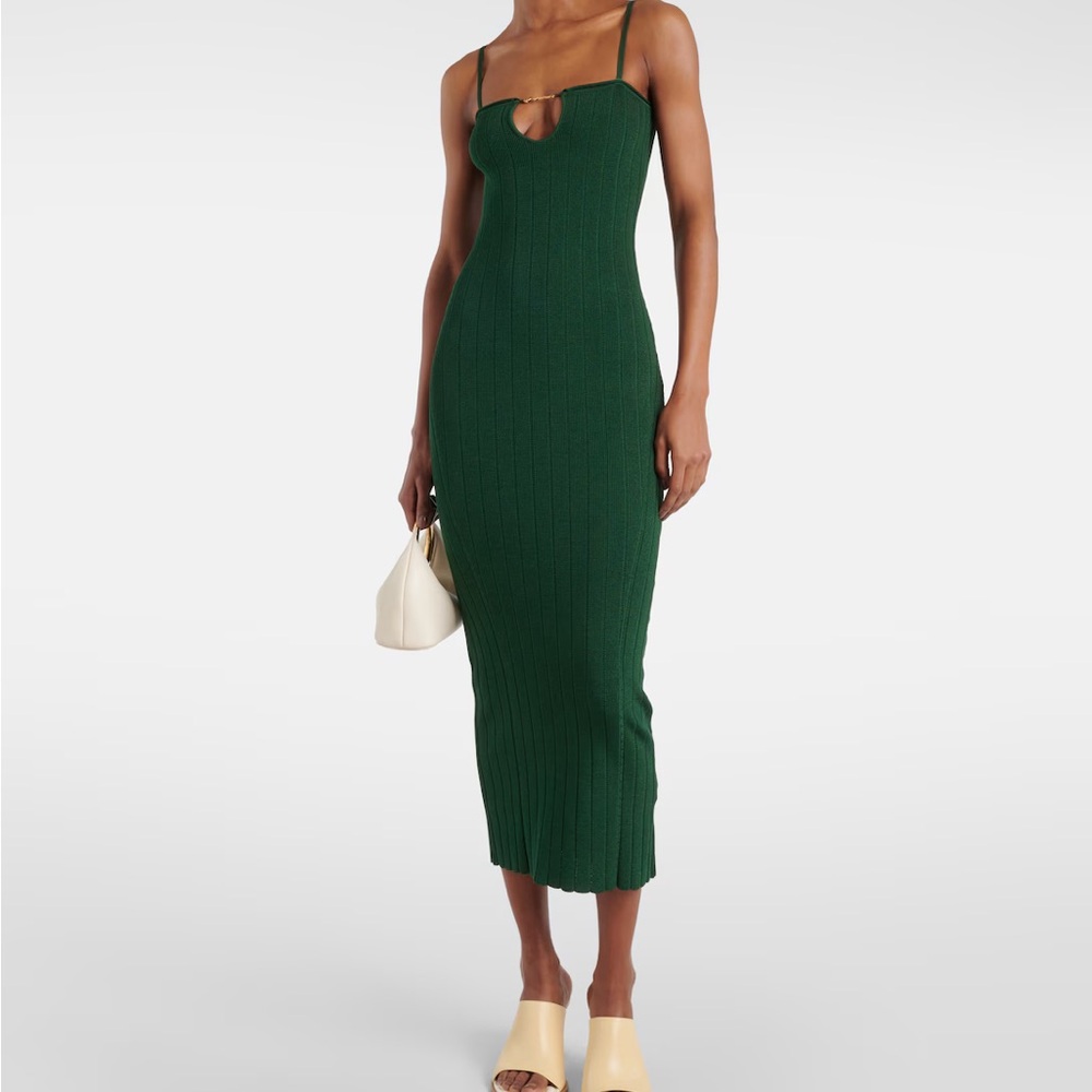 JACQUEMUS - La Robe Sierra Bretelles midi dress
